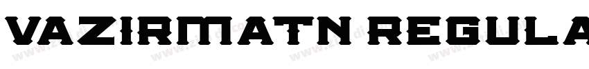 Vazirmatn Regula字体转换